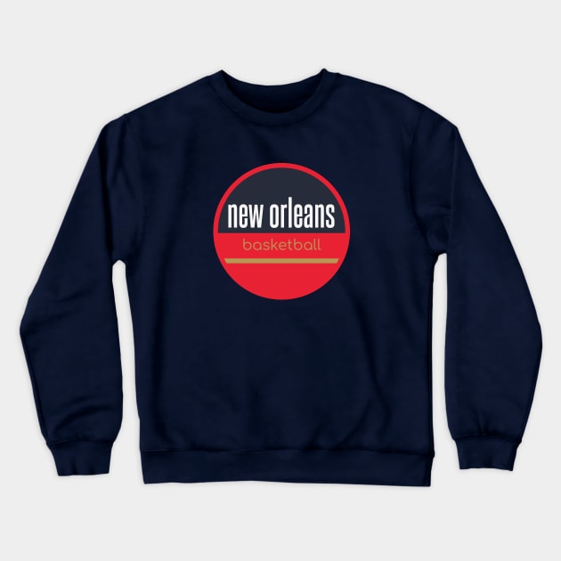 new orleans pelicans basketball Crewneck Sweatshirt by BVHstudio